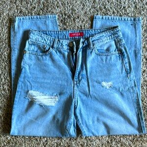 GUESS high waisted jeans, size TWENTY SEVEN.